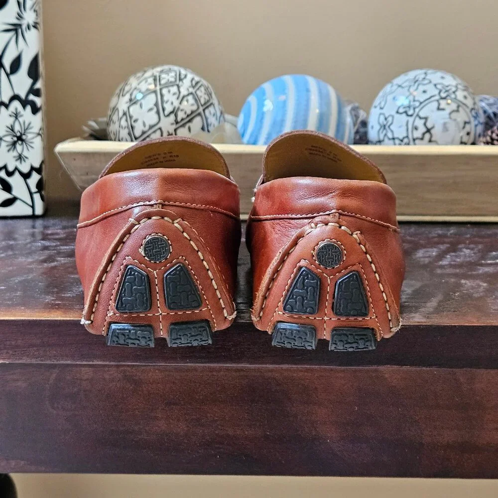 Cole Haan Men's Soft Leather Penny Loafers, Light Brown, Sz 9 - Picture 5 of 16